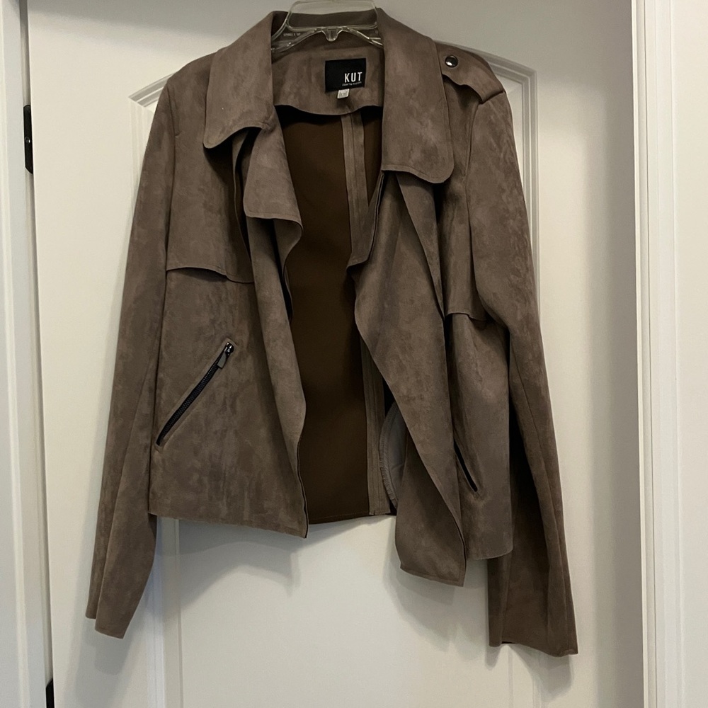 KUT moto jacket; Size Large - Picture 1 of 10